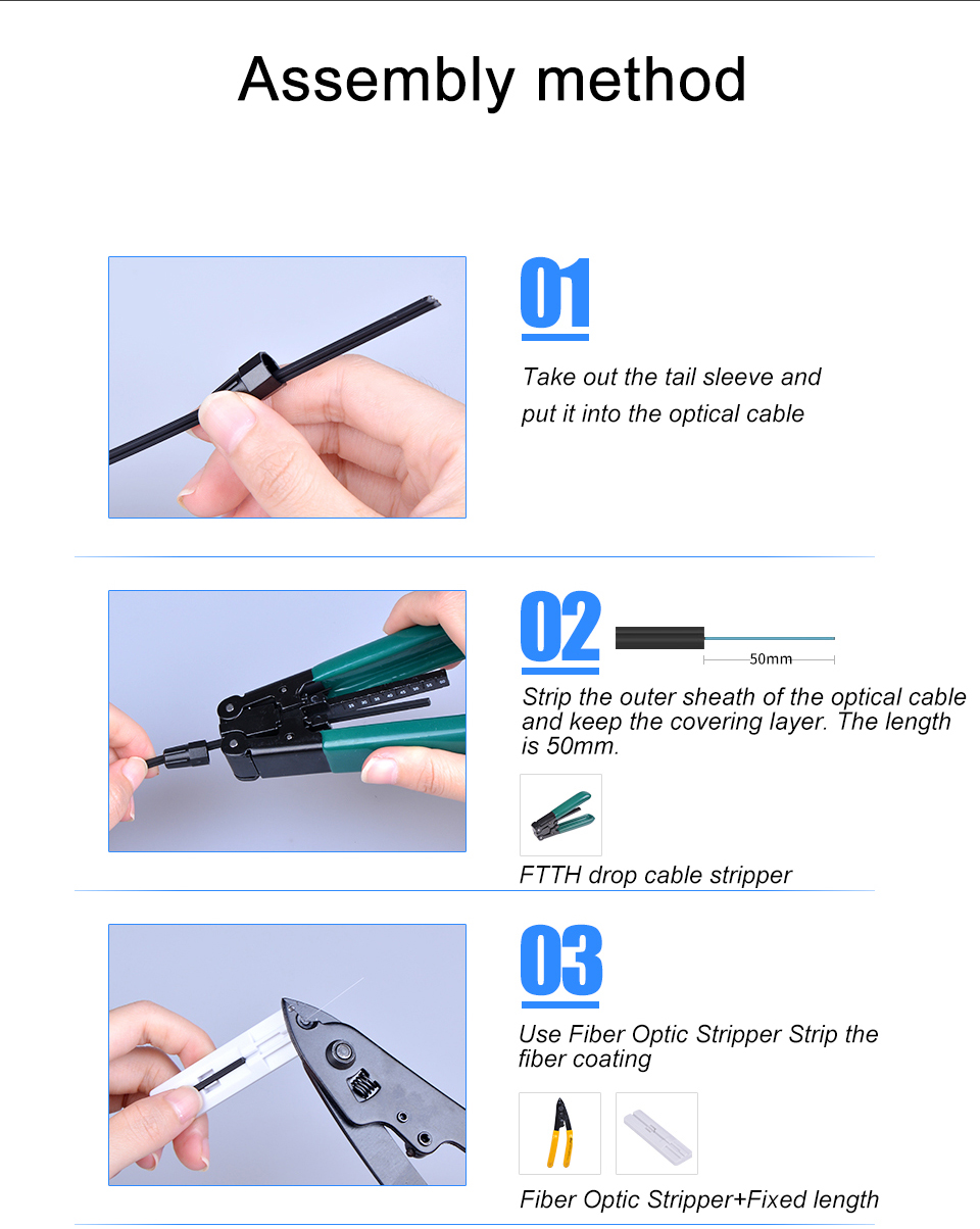 fast field connector assembly guide