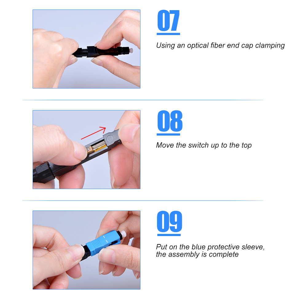 fast field connector assembly guide